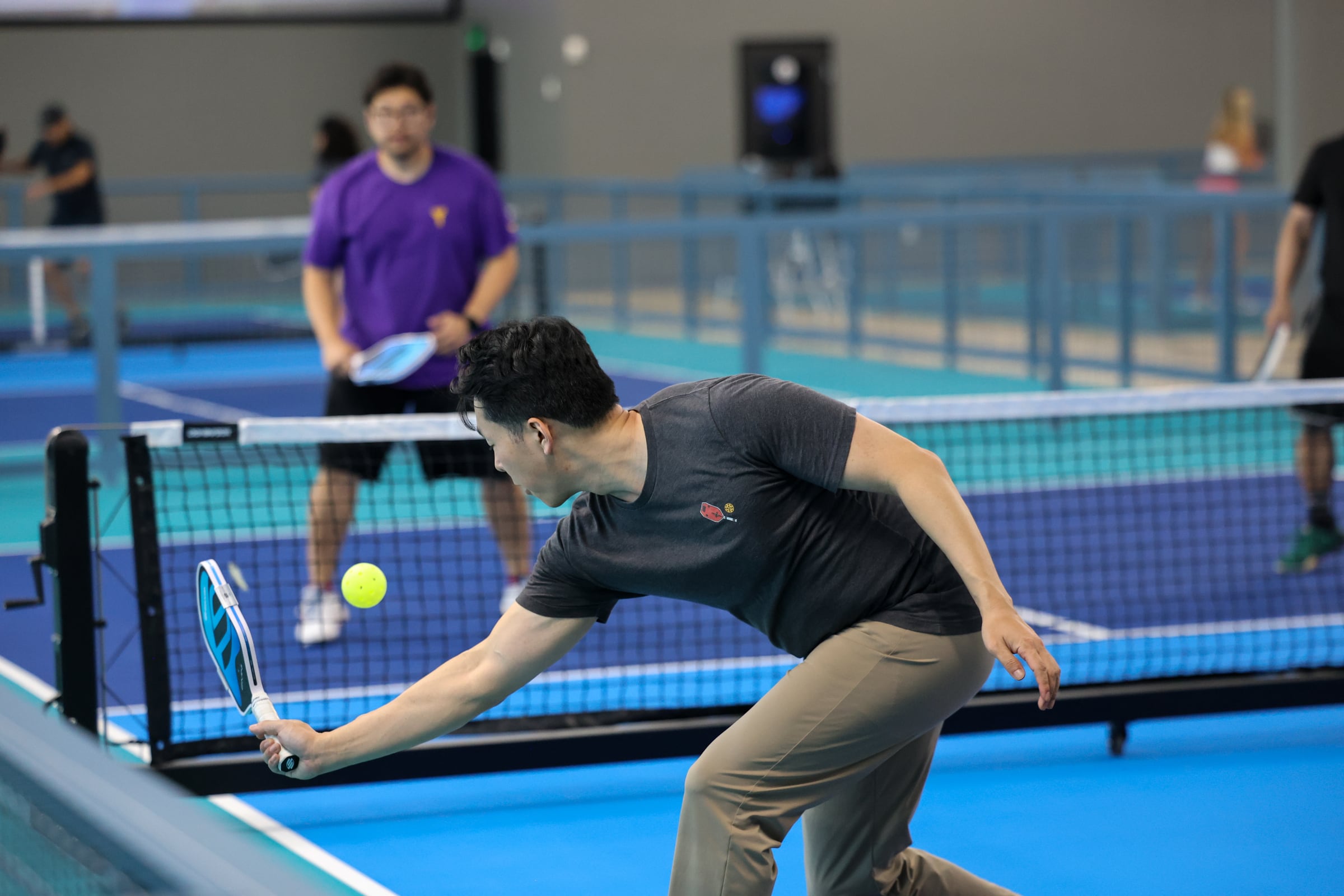 Members playing pickleball at GamePoint